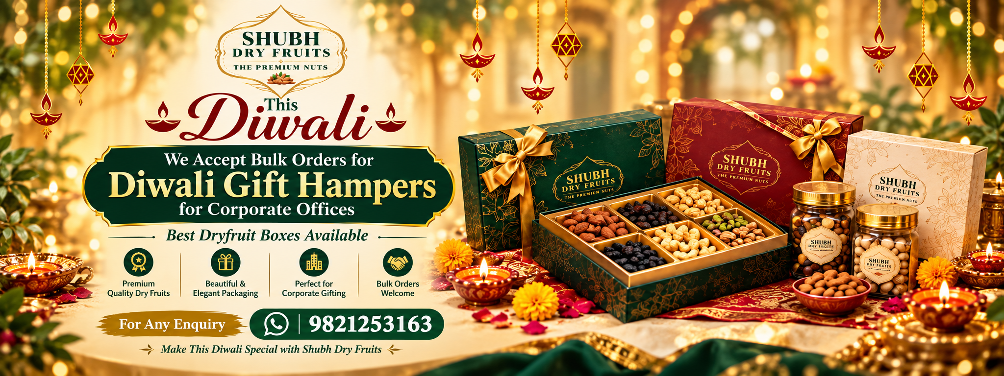 Luxurious Diwali Dry Fruit Gift Hampers (1)